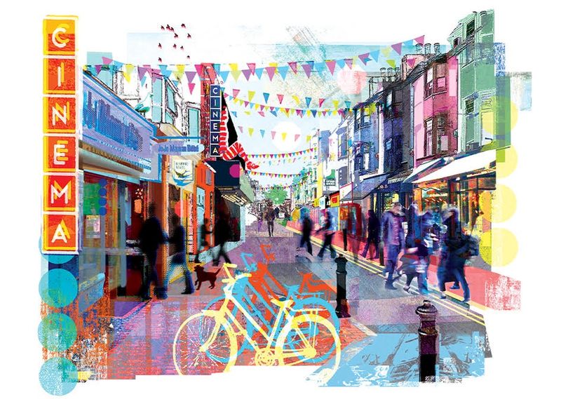 GC  Sarah Jones North LaineGreetings Card