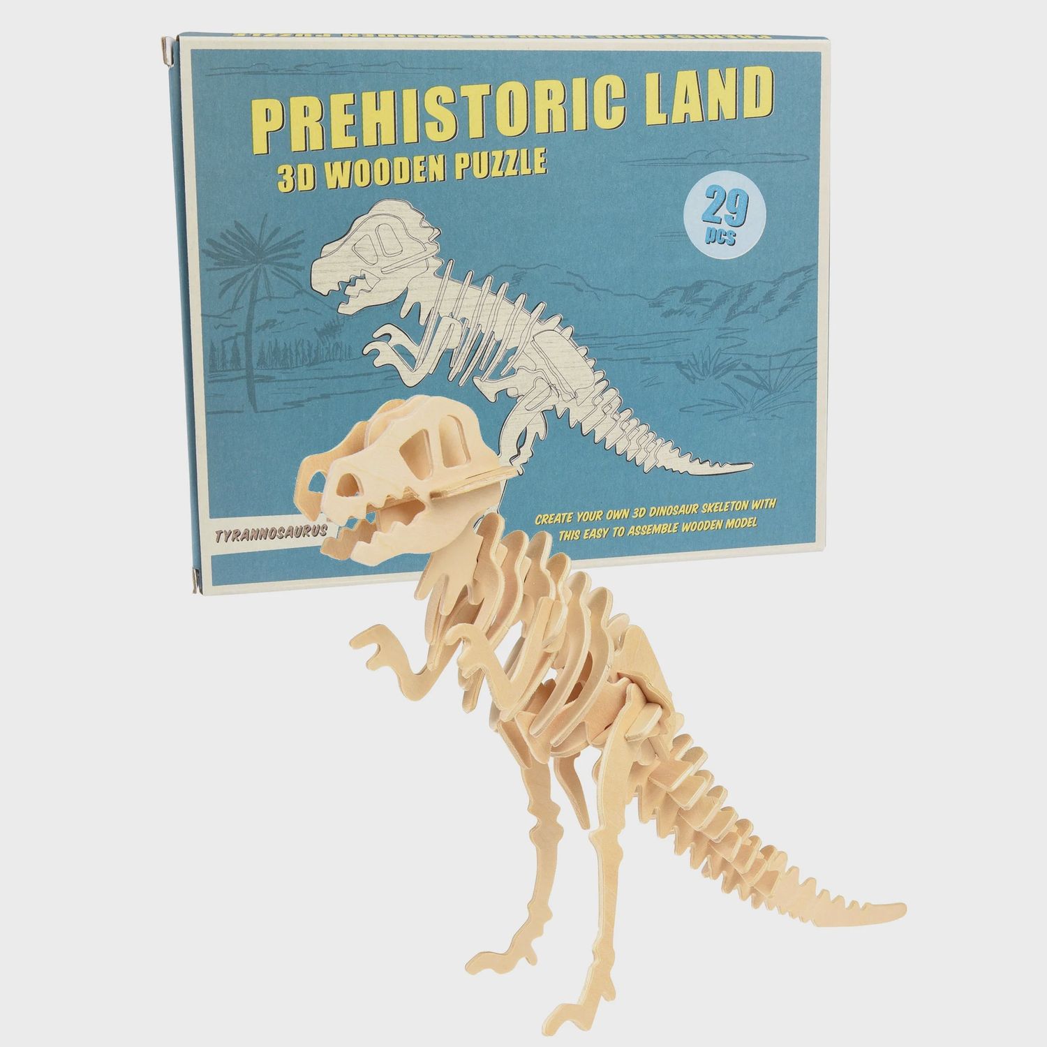 GM 3D wooden puzzle - Tyrannosaurus (12)