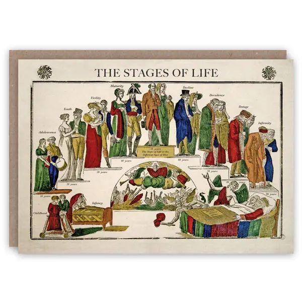 GC Stages of Life Greeting Card