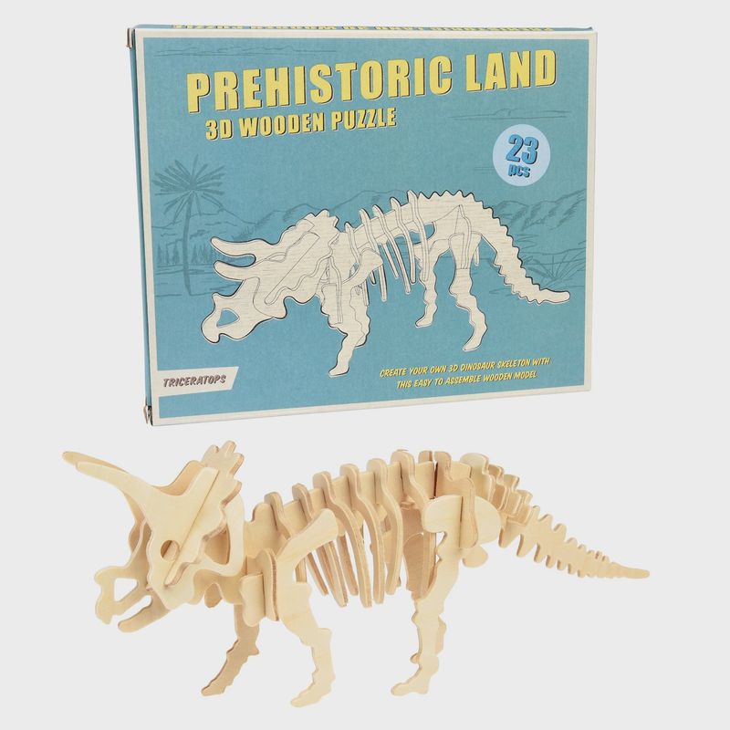 GM 3D wooden puzzle - Triceratops (12)