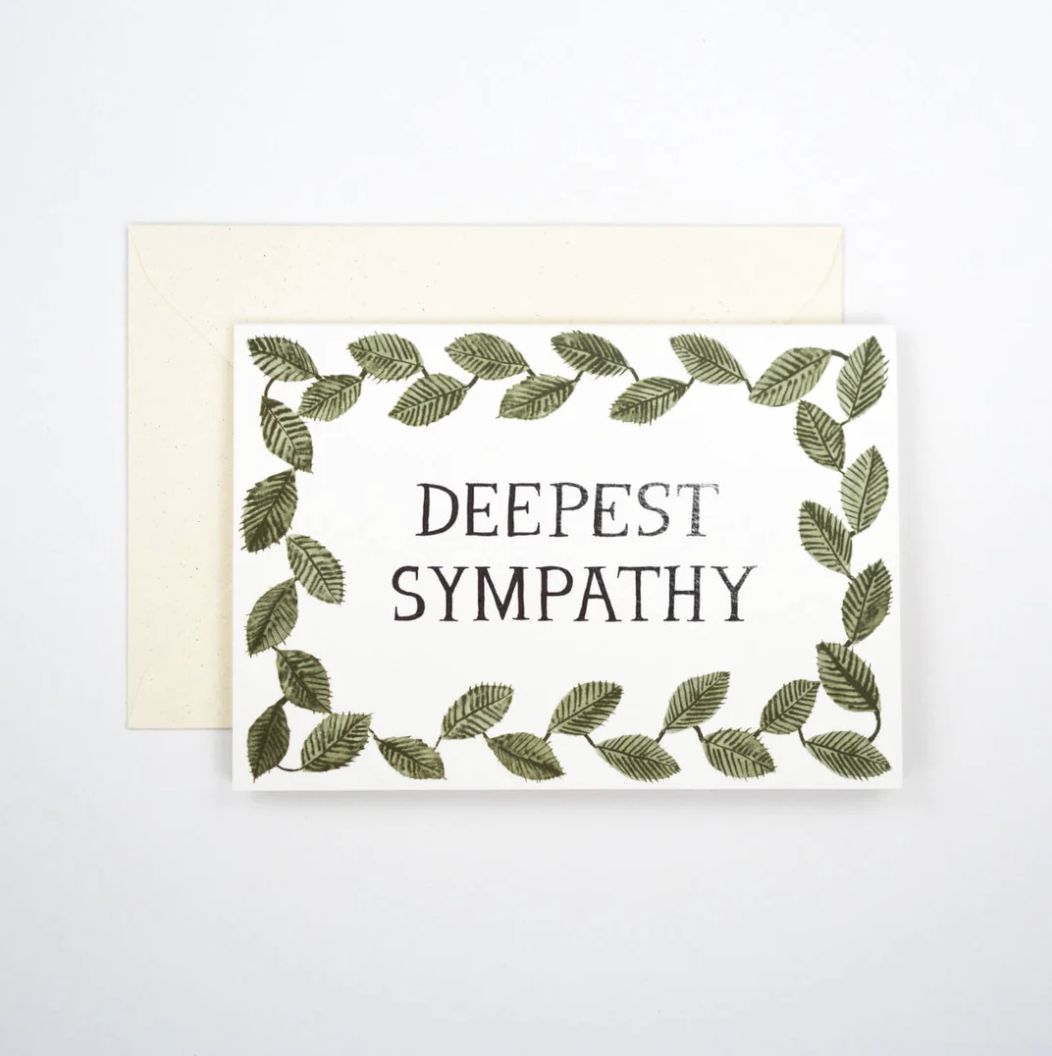 GC Deepest Sympathy Foiled Greetings Card