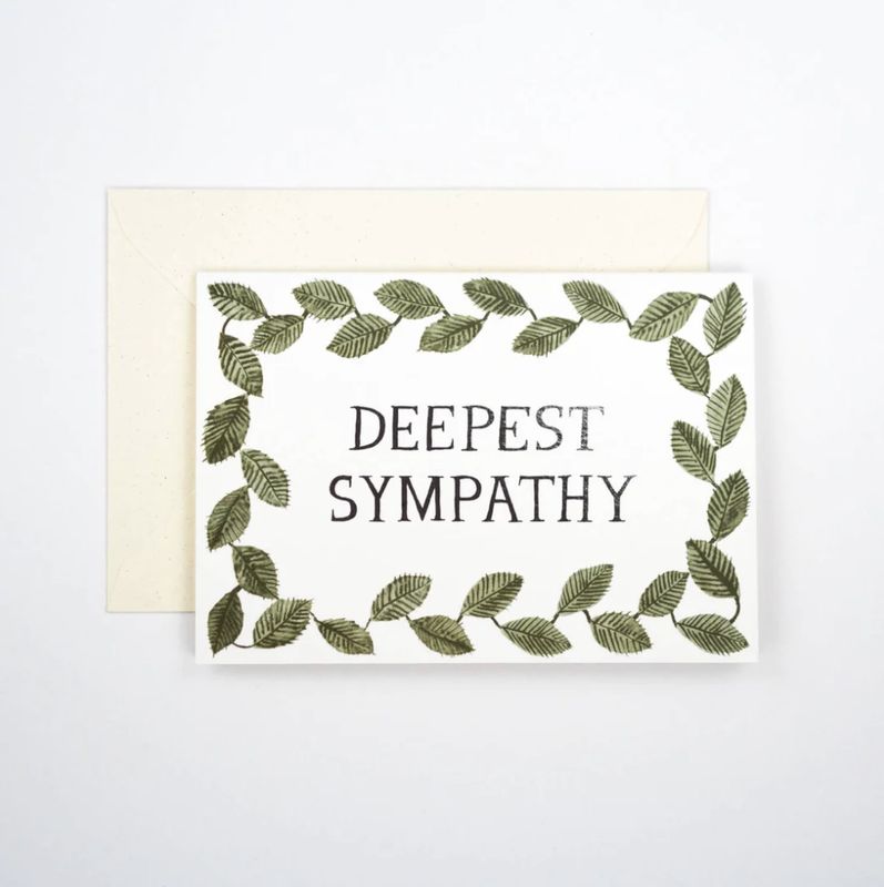 GC Deepest Sympathy Foiled Greetings Card