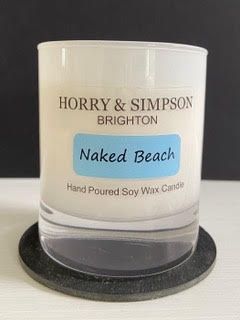 GF Horry &amp; Simpson Naked Beach Candle