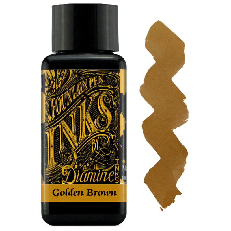 IK Diamine FP Ink 30ml Golden Brown