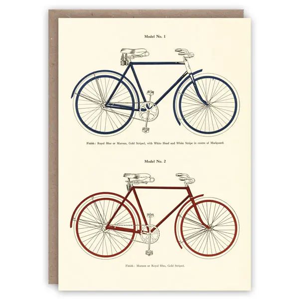 GC Bicycles Greeting Card