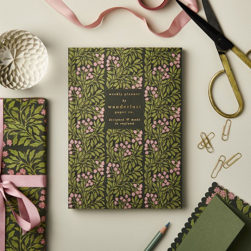 NB Green Flora Weekly Planner - undated