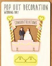 GC Pop Out Wedding Day Bride / Groom