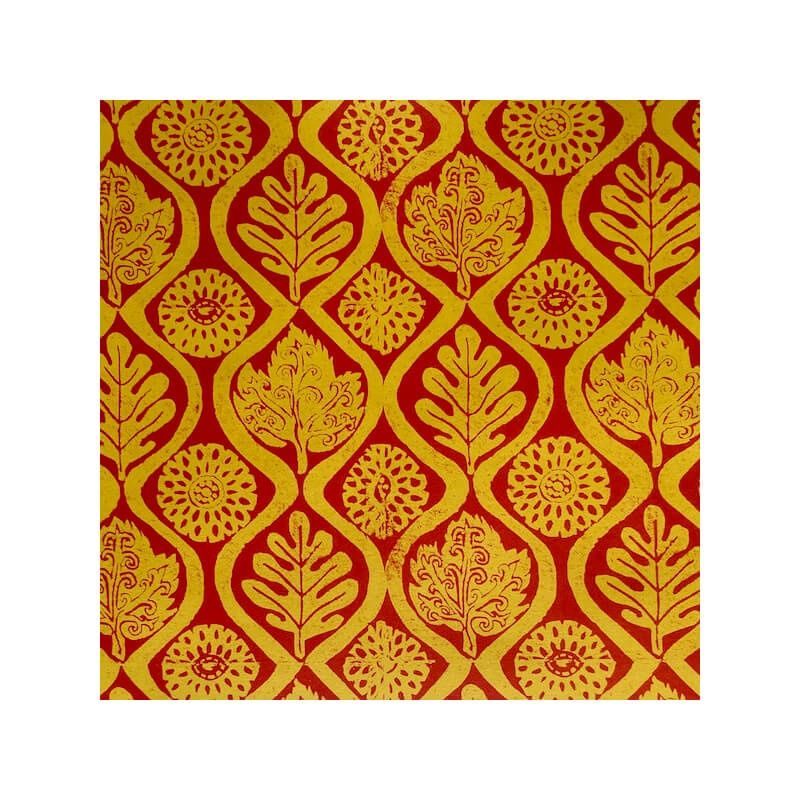 Patterned Paper Oak Leaves By Peggy Angus