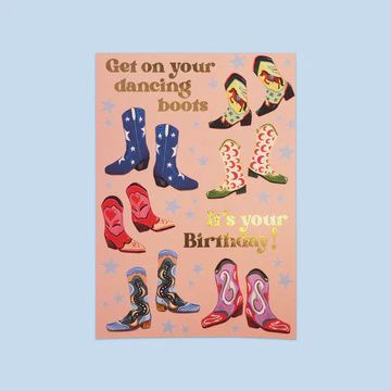 GC Dancing Boots CardEV22DB078