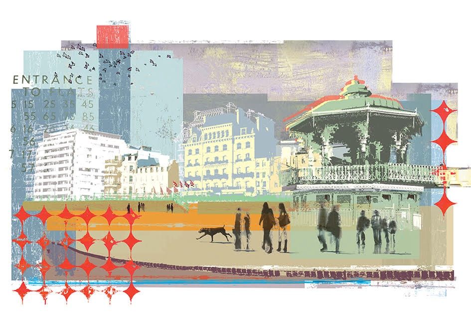 GC Sarah Jones Bandstand Greetings Card