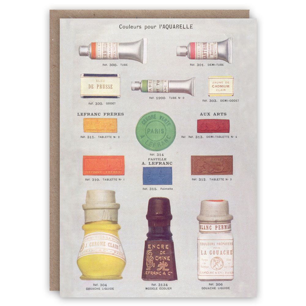 GC Watercolours Greeting Card