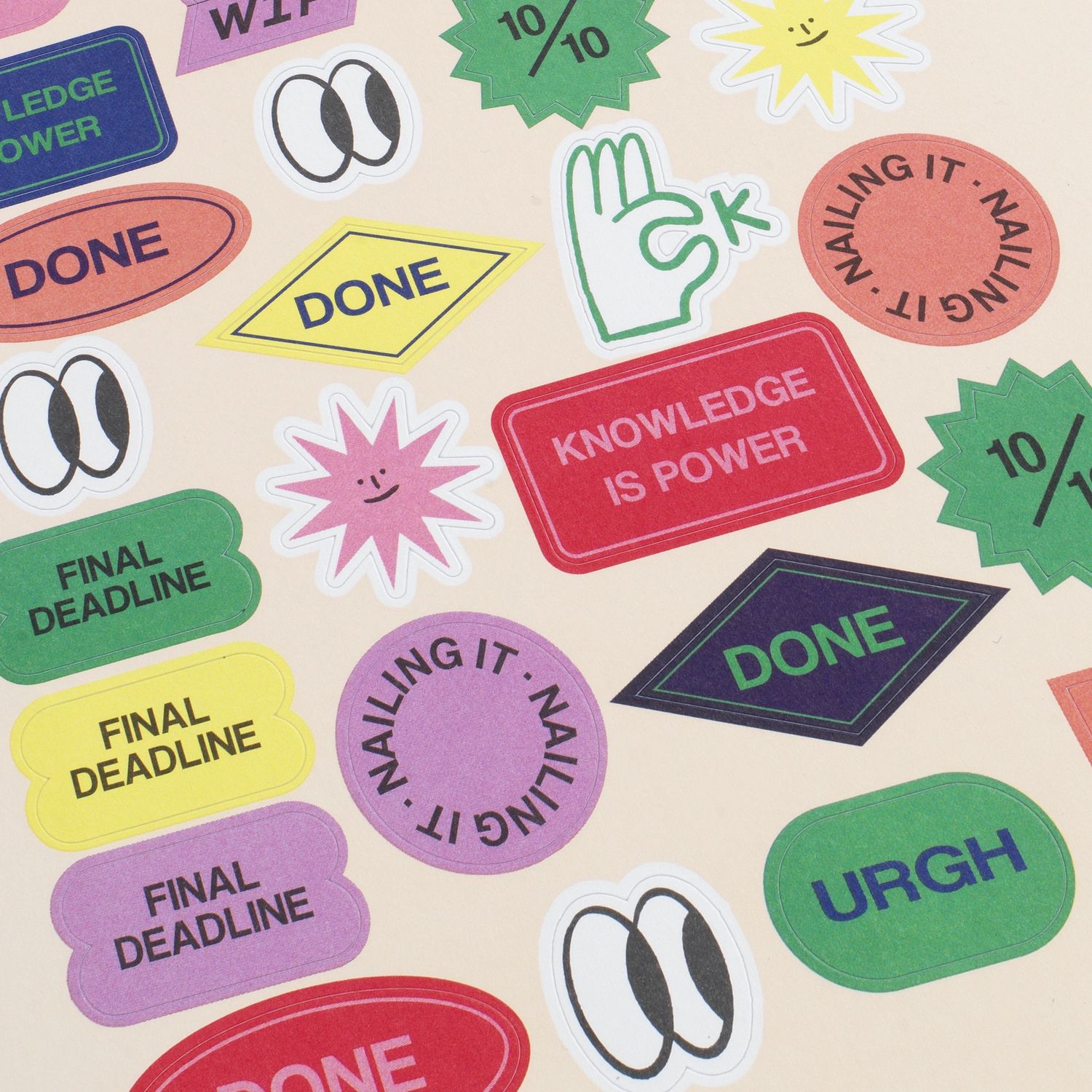 ST Academic Sticker Set