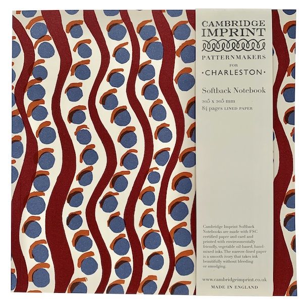 NB Square Notebook with Lined Paper in Charleston Scumble