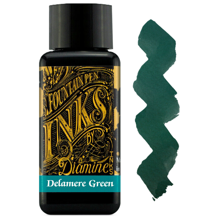 IK Diamine FP Ink 30ml Delamere Green