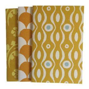 Three Assorted Memo Books for Pocket Folio Yellow
