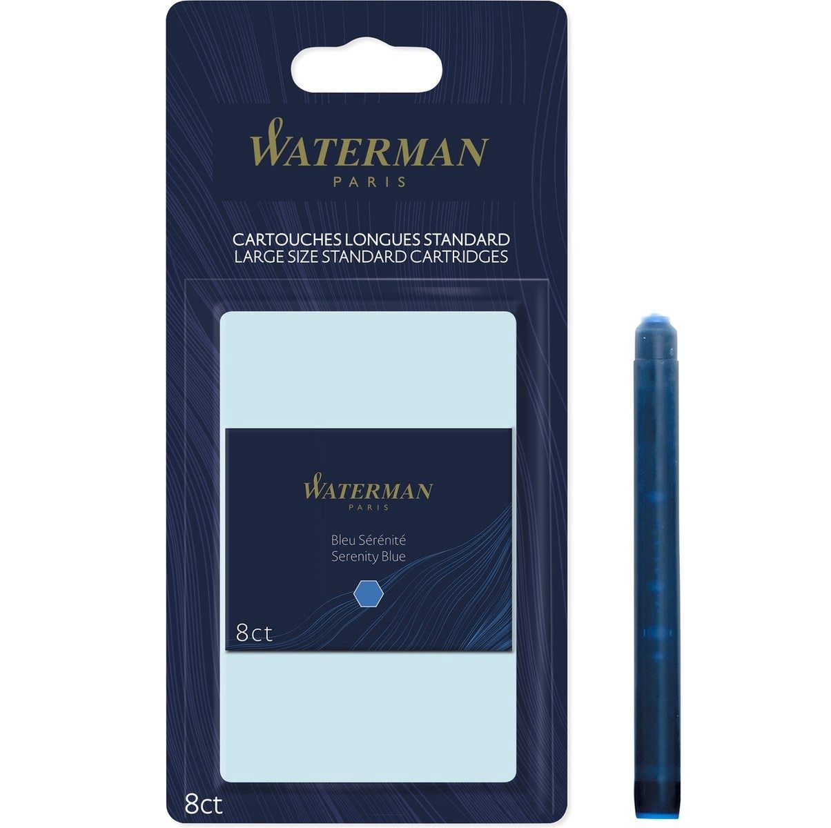 RE Waterman Cartr Flori Blu Lrg Blist