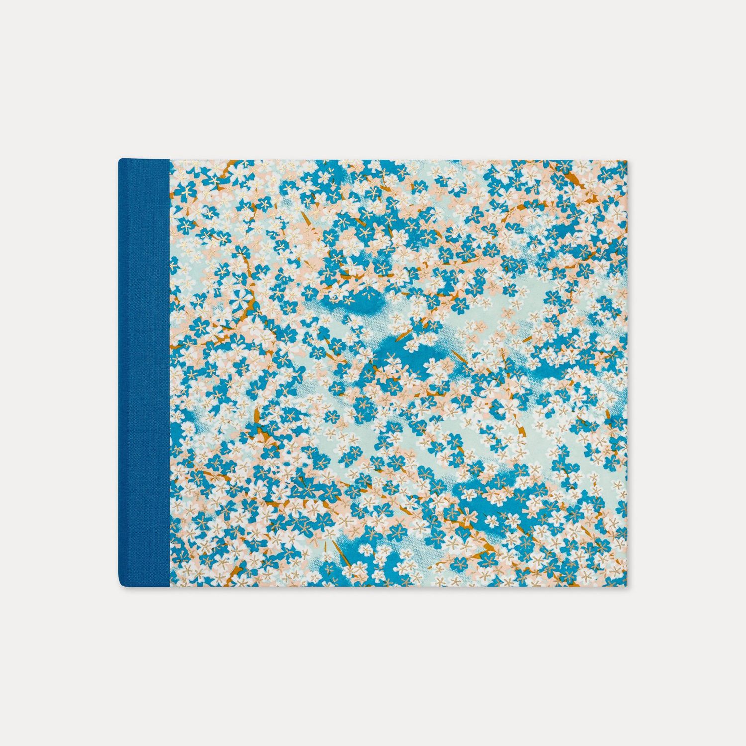 PH Small Landscape AlbumWhite blue blossom /Peach