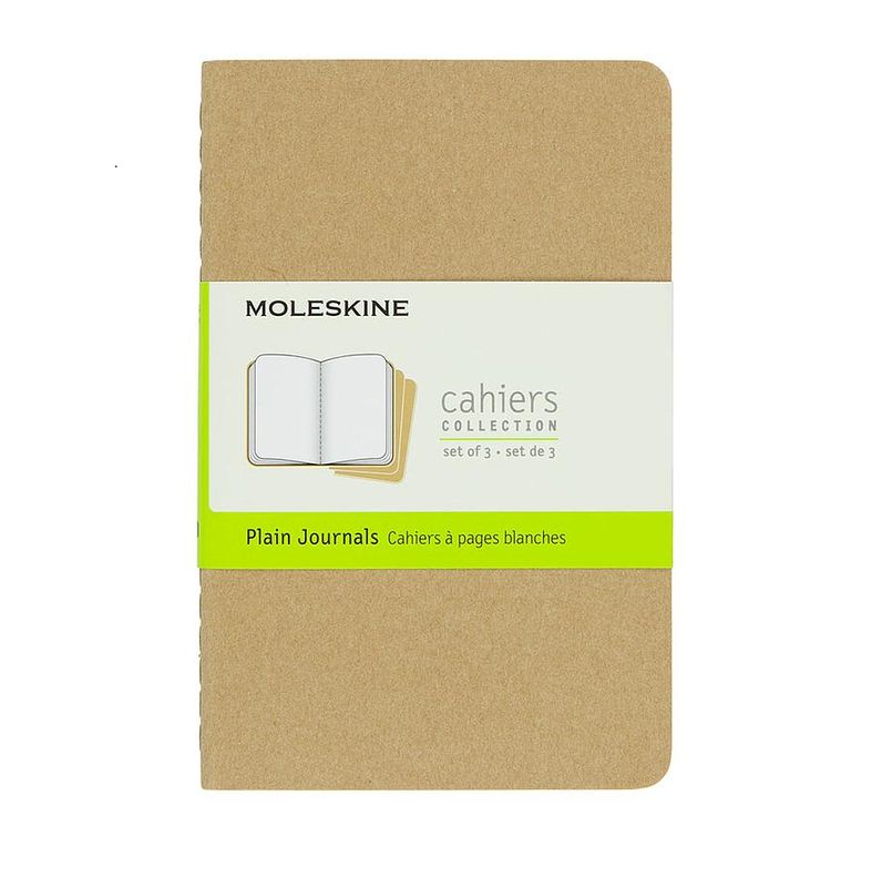 MP NB Cahier Pkt 3 pk Kraft Plain