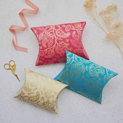 GBo Paisley Pillow Boxes