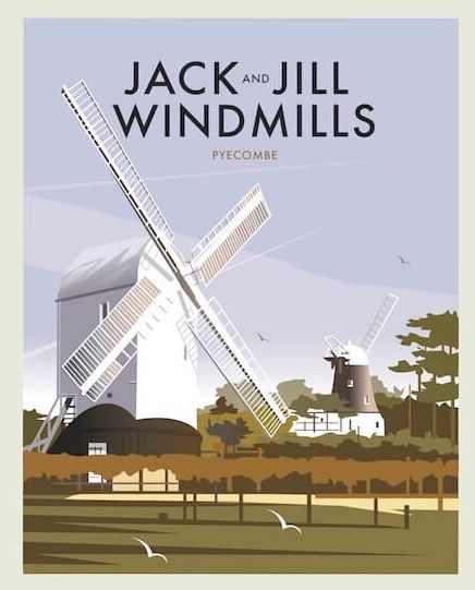 XPT Jack &amp; Jill Windmills (27.8cm x 40cm)