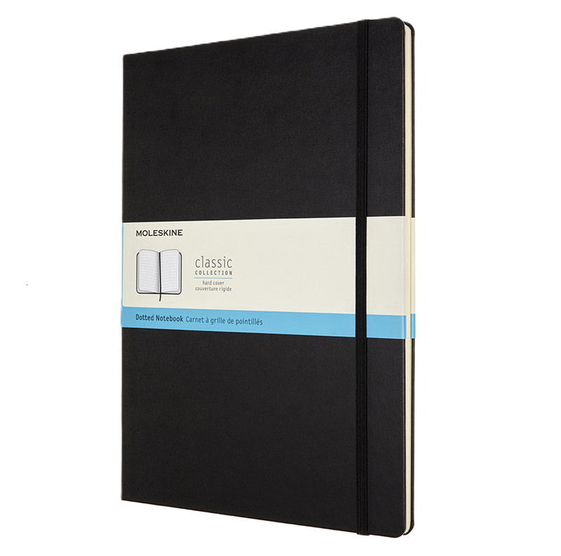 NB A4 Hard Black Dotted