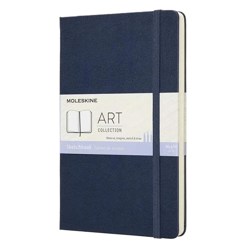 NB Large Hard Blue Sketchbook