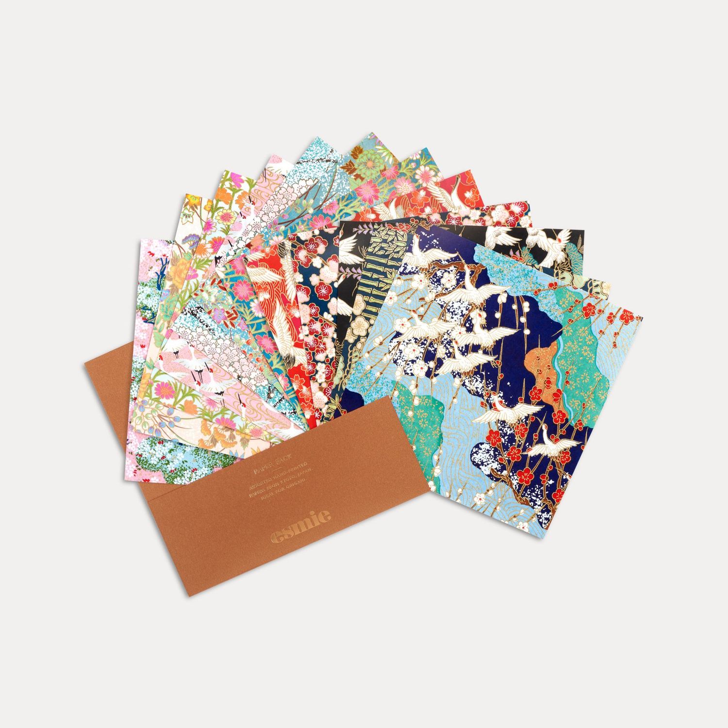 OR Paper Pack (assorted 12 Sougara squares) Assortment three (6)