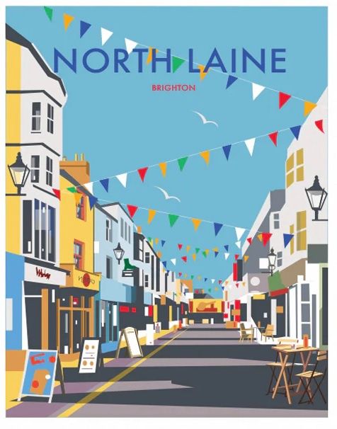 PT North Laine (27.8cm x 40cm)