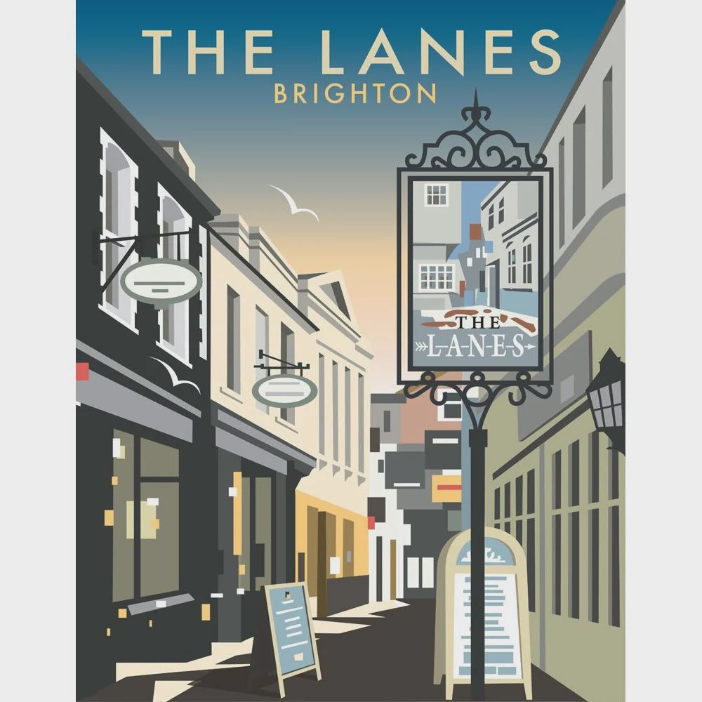 PT Lanes Brighton (27.8cm x 40cm)