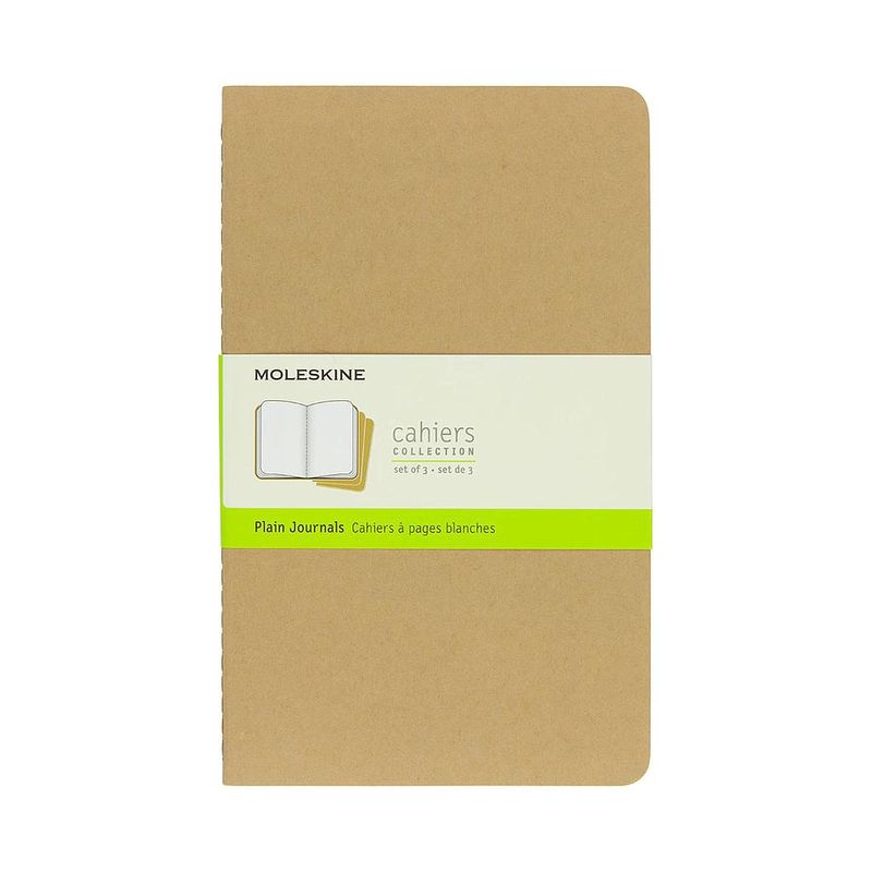 MP NB Cahier Lrg 3 pk Kraft Plain