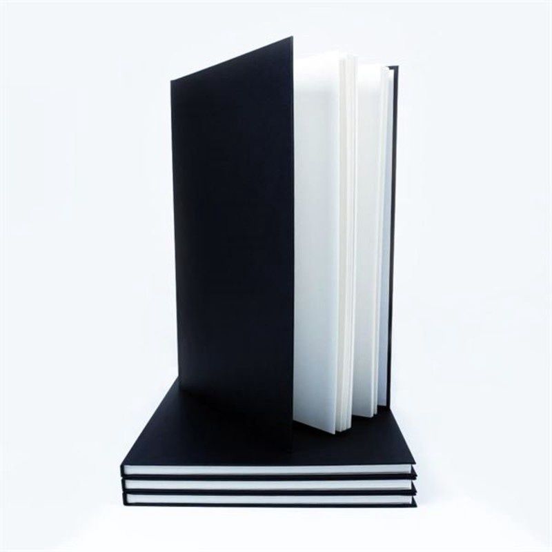 NB A5 Port Blk Cloth Sketch Book