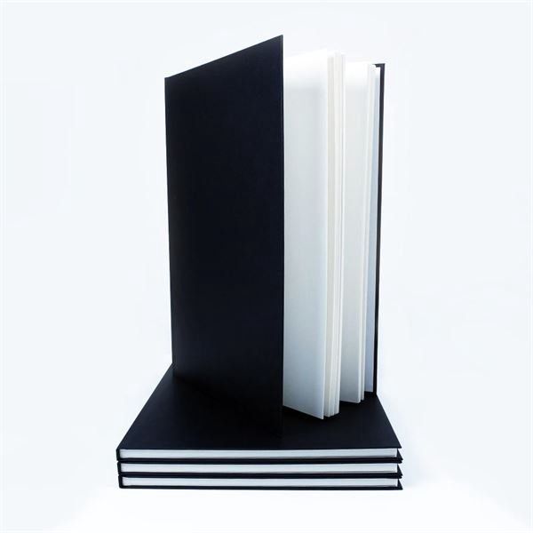 NB A3 port bl cloth sketch book