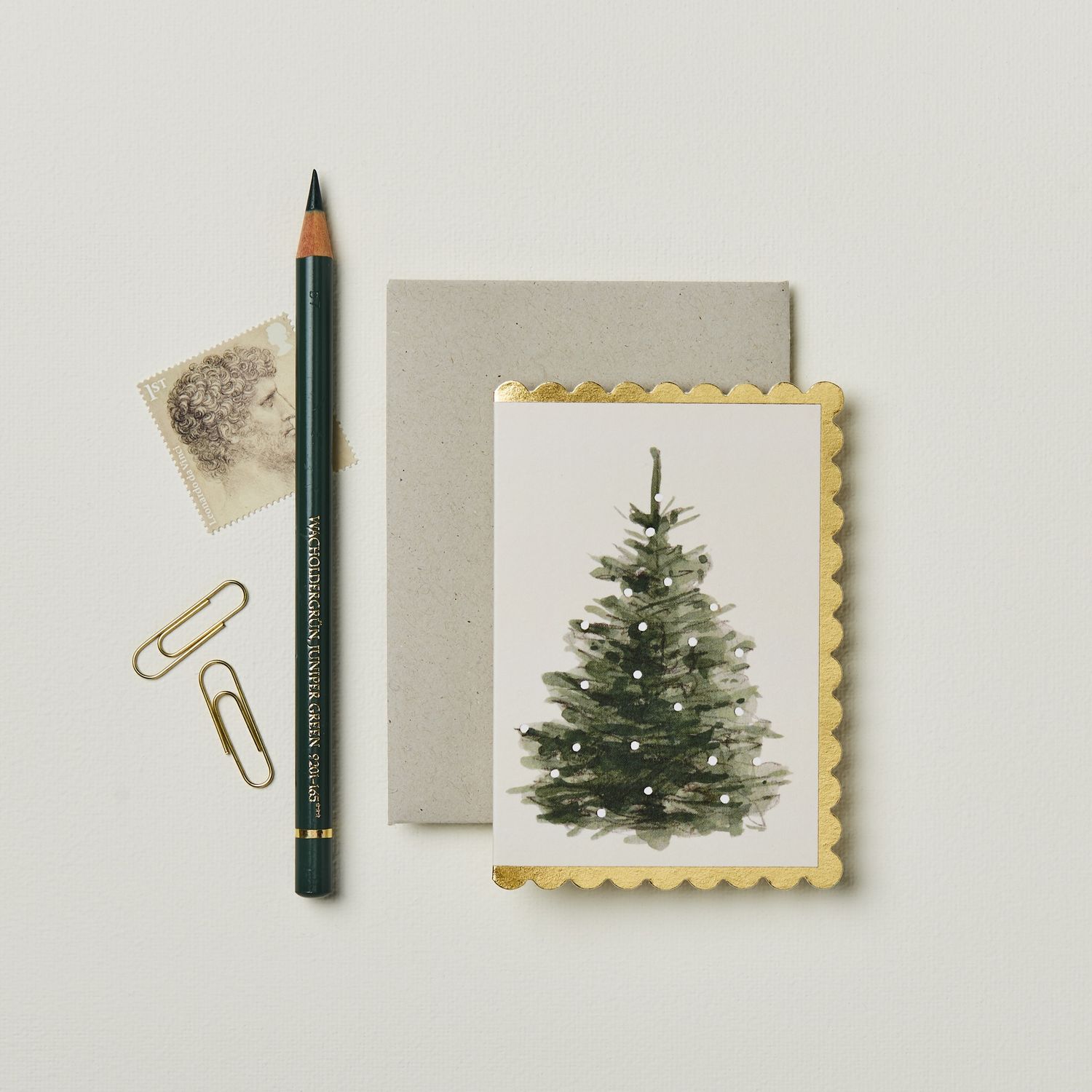 GCX No. 13 Christmas Tree Mini Greeting Card
