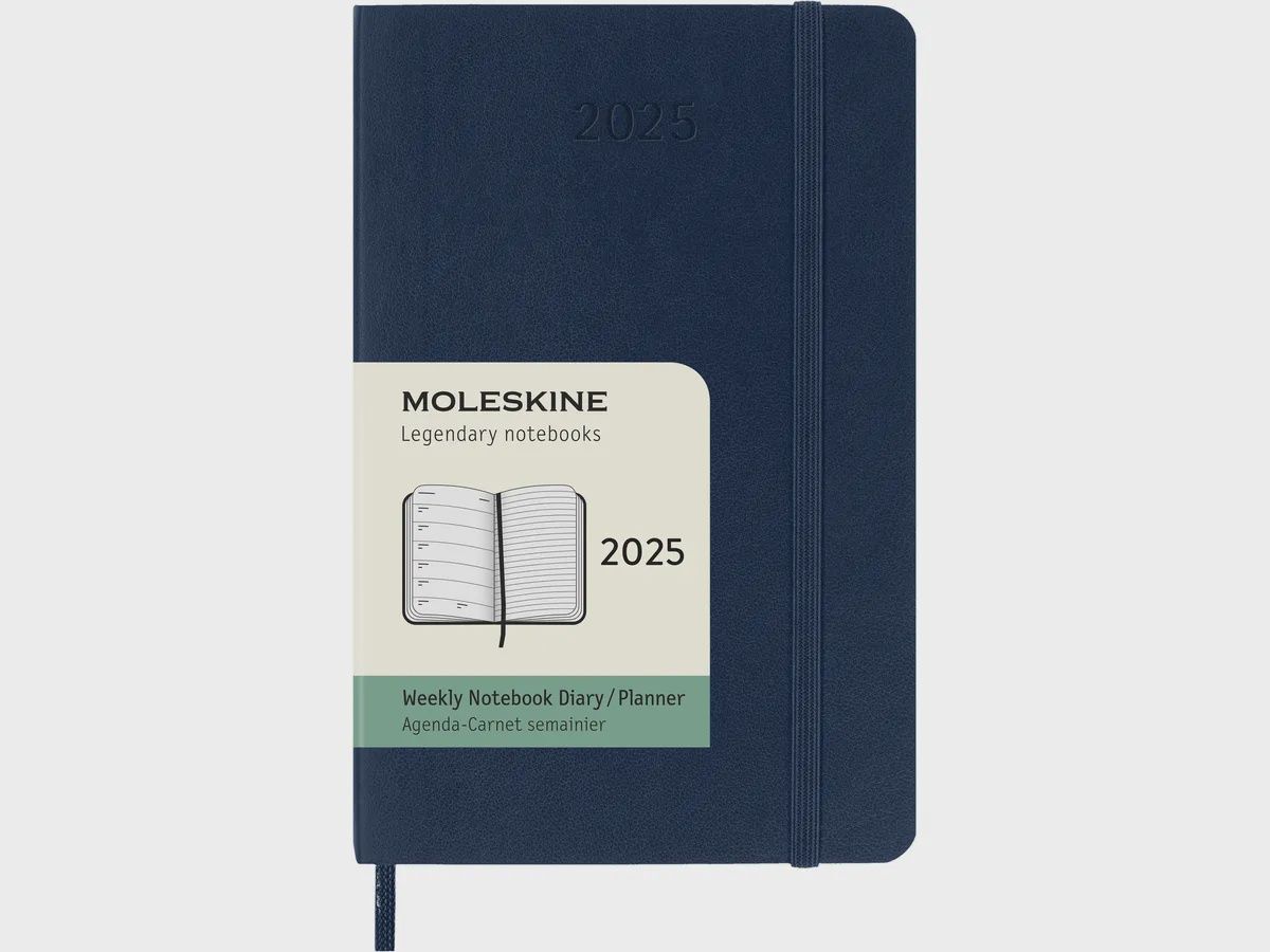 DI 2025 12-Month Weekly Pocket Softcover Notebook: Sapphire Blue