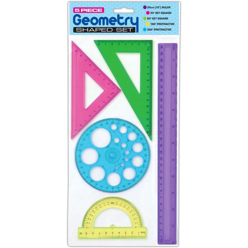 ST Coloured GEOMETRY SET,5 Piece (12)