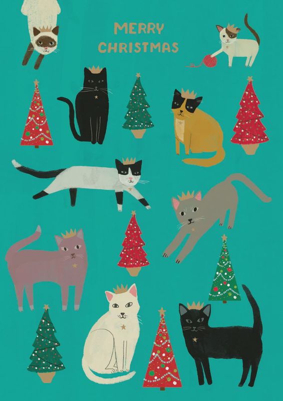 GCX Cats Christmas Card (6) (6)