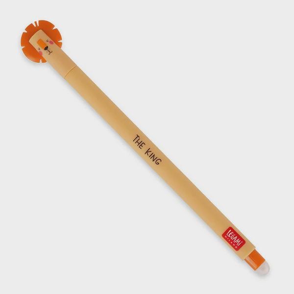 PN Legami Erasable Pen - Lion - Orange ink sgl