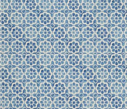 GW Blue Tile Patterned Paper