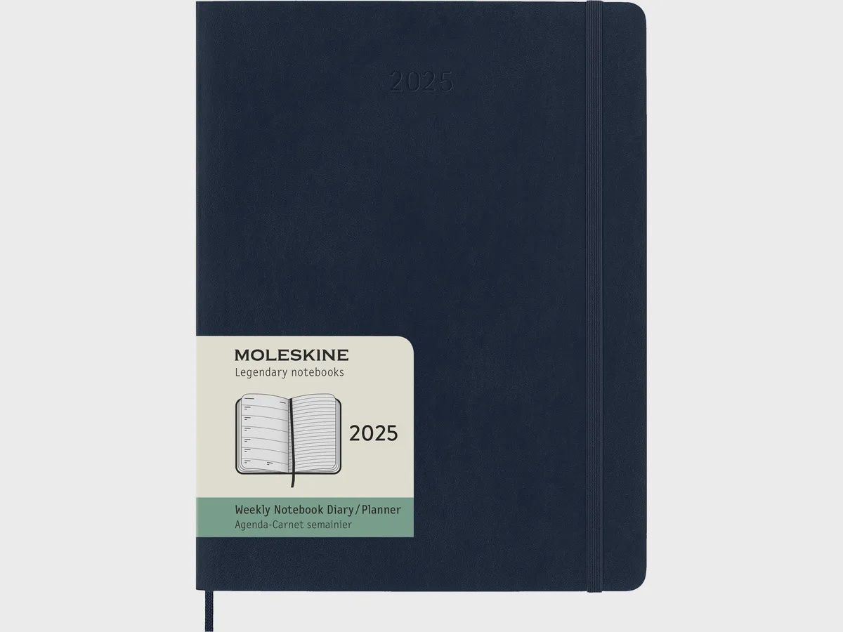 DI 2025 12-Month Weekly XL Softcover Notebook: Sapphire Blue