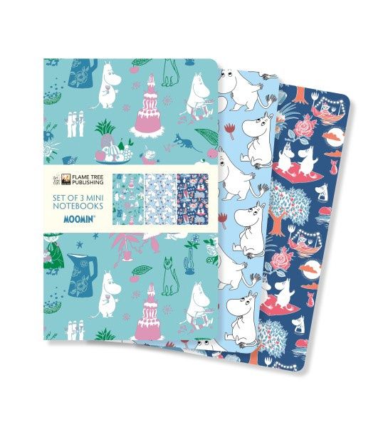 NB Moomin Classic Set of 3 Mini Notebooks
