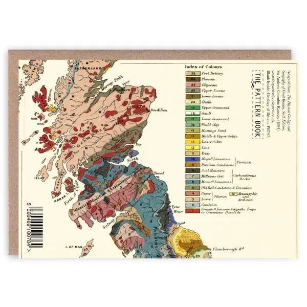 GC Geology of Britain Greeting Card