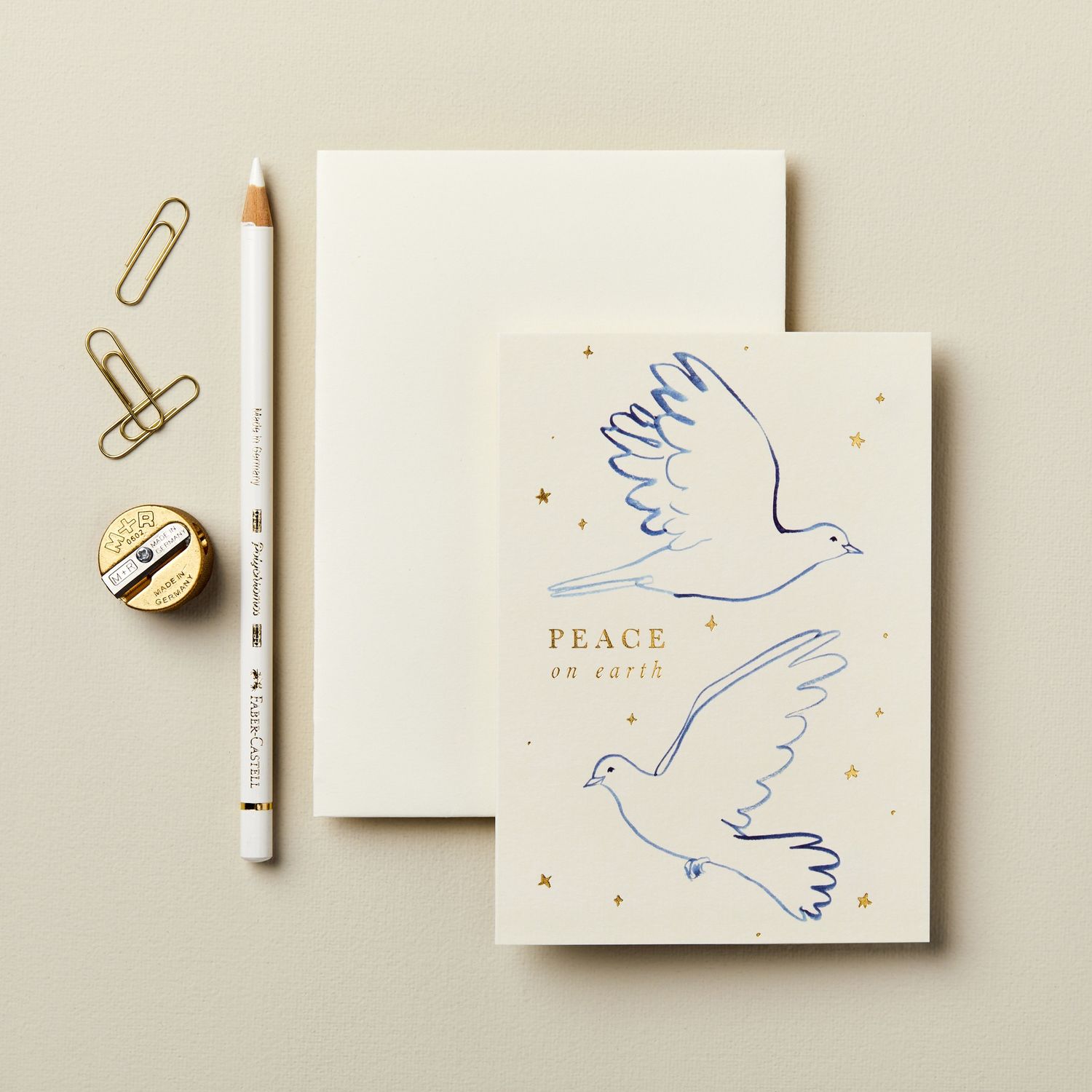 GCX Doves 'Peace On Earth' Greeting Card