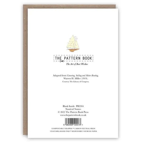 GC Nautical Names Greeting Card