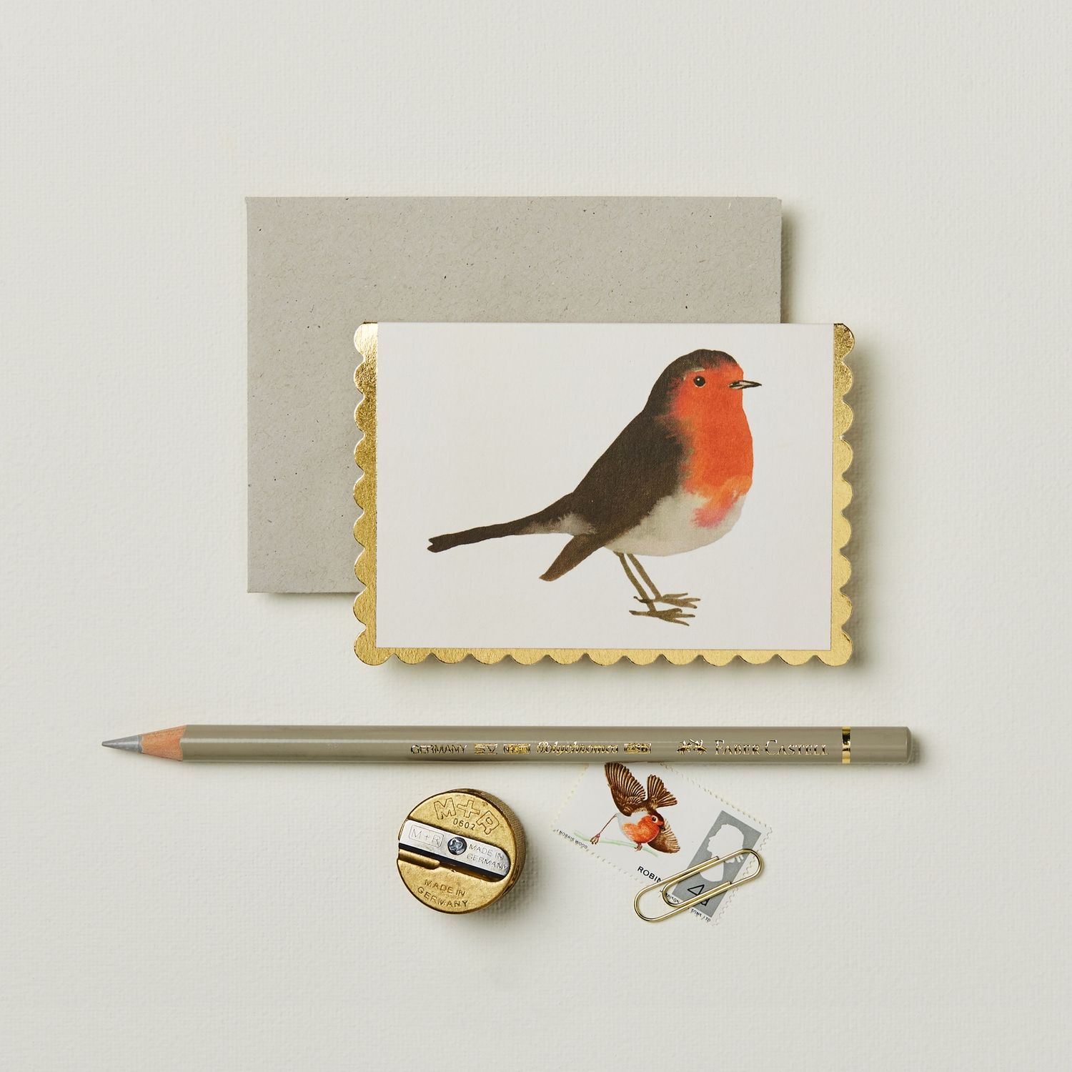 GCX No. 15 Robin Mini Greeting Card