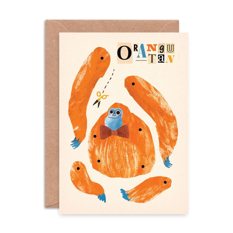 GC Orangutan Split Pin Puppet