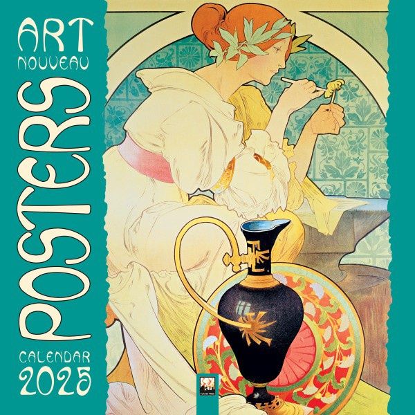 CA 2025 Wall Calendar Art Nouveau Posters