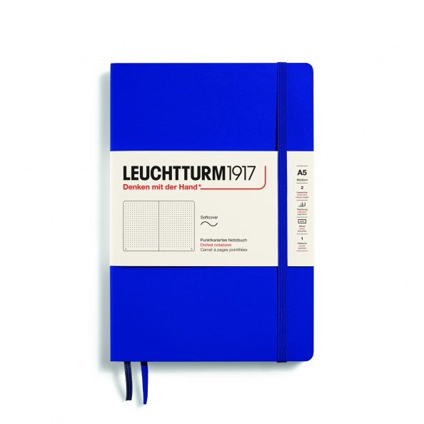 NB Medium Softcover (A5), 123 numbered pages, 80g/m² paper Ink, dotted