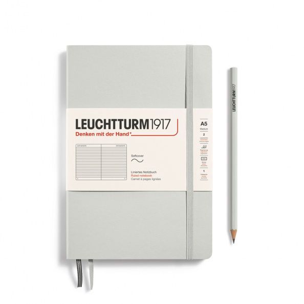 XNB Medium (A5)Soft Light Grey Ruled