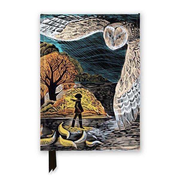 NB Angela Harding: October Owl (Foiled Journal) A5