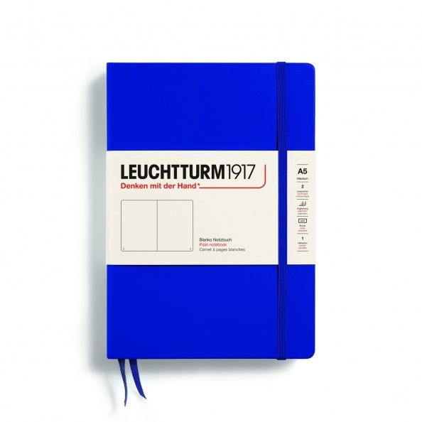 NB Medium Hardcover (A5), 251 numbered pages, 80g/m² paper Ink, plain